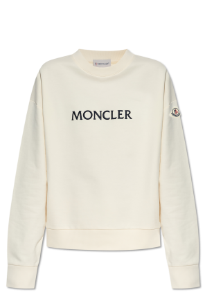 Granatowy Bluza z logo Moncler - Vitkac Polska